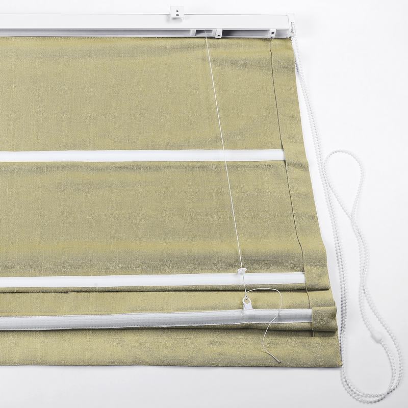 商品Alt模板：ISABELLA Cotton Linen Polyester Roman Shade - xtest
