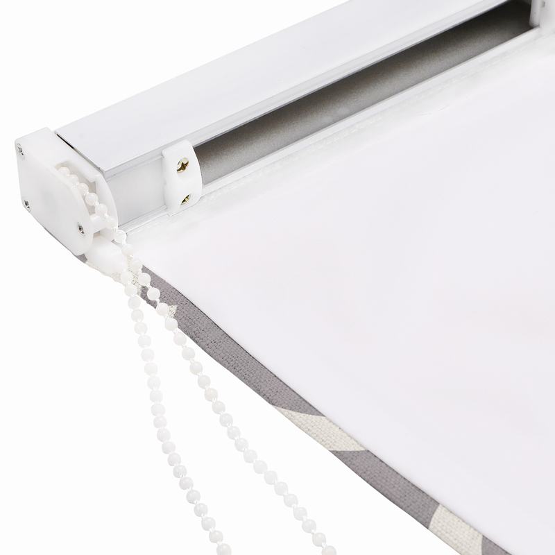 商品Alt模板：JOYCE Abstract Print Polyester Linen Room Darkening Roman Shade241 - xtest