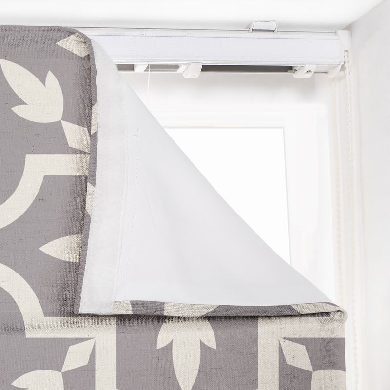 商品Alt模板：JOYCE Abstract Print Polyester Linen Room Darkening Roman Shade241 - xtest