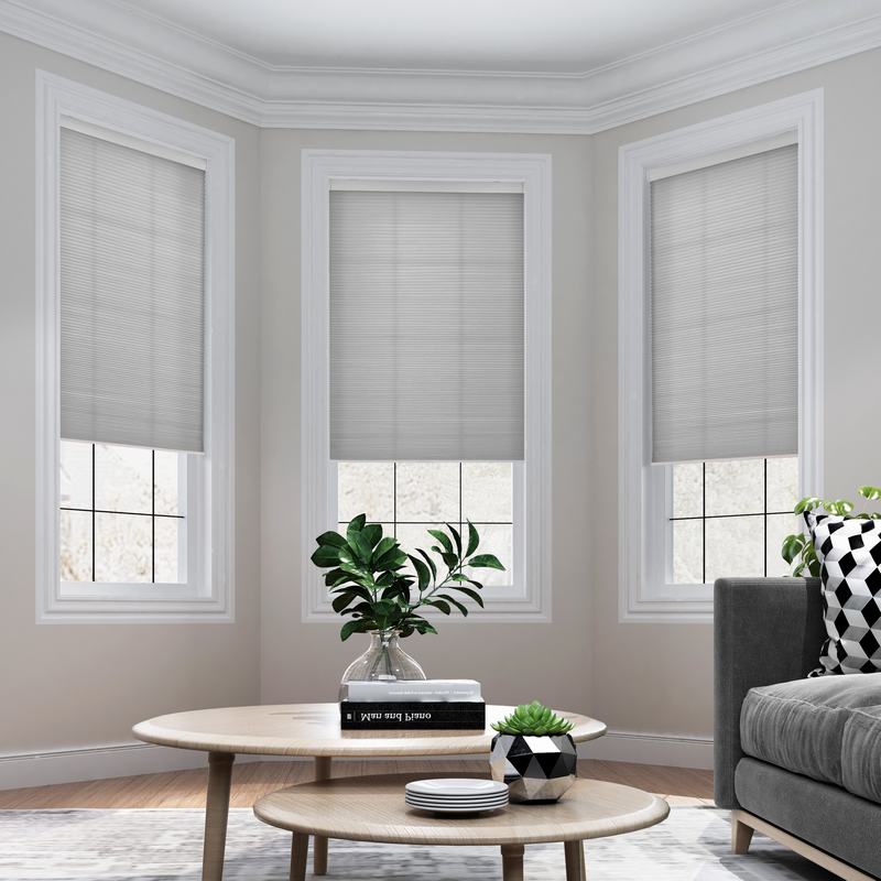商品Alt模板：111  PRIYA Cordless Light Filtering Cellular Shade White Backing Honeycomb Shade - xtest